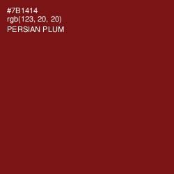 #7B1414 - Persian Plum Color Image
